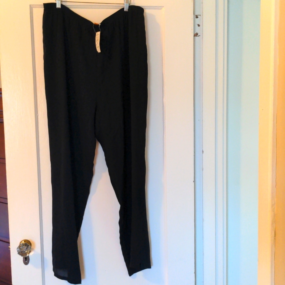 Harari Migi 100% Silk Slim Pants